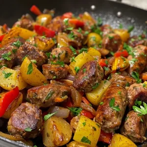Three delicious-looking dishes: venison with risotto, venison sausage with roasted vegetables, and pasta with meat sauce.