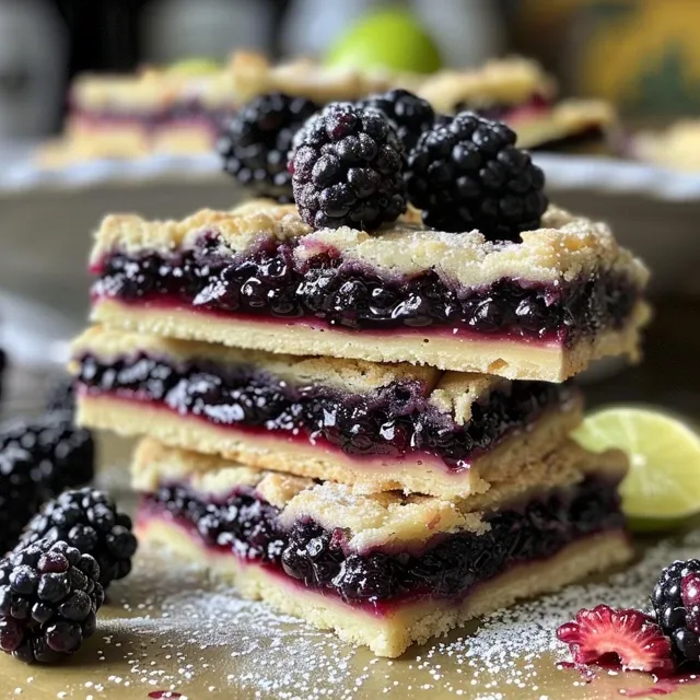 A slice of blackberry shortbread on a plate.