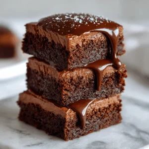 A delicious plate of Chocolate Mousse Brownies Recipe