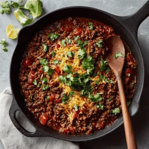 A delicious plate of 73 Ground Beef Recipes to Beat Dinner Boredom