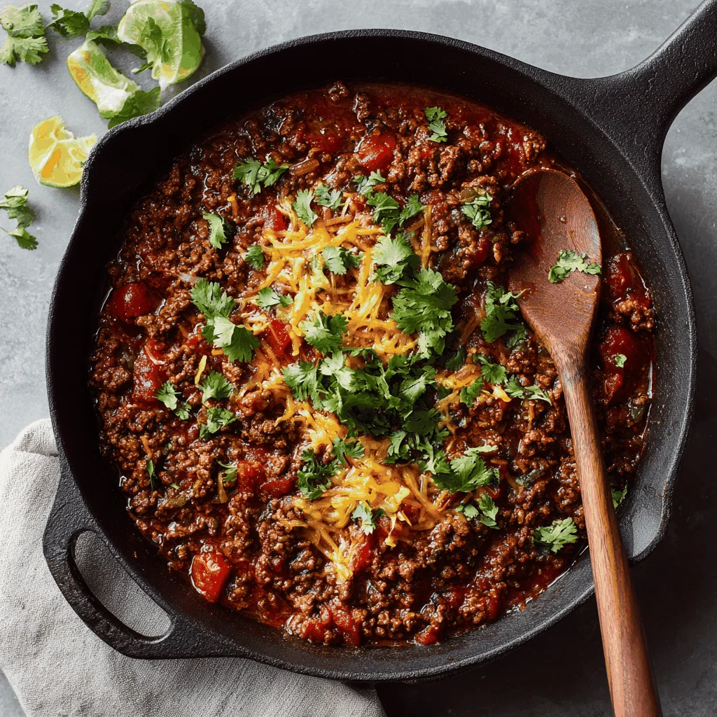 A delicious plate of 73 Ground Beef Recipes to Beat Dinner Boredom
