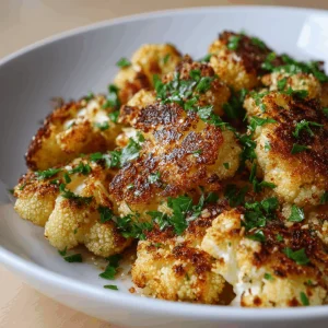 A delicious plate of Butter Cauliflower