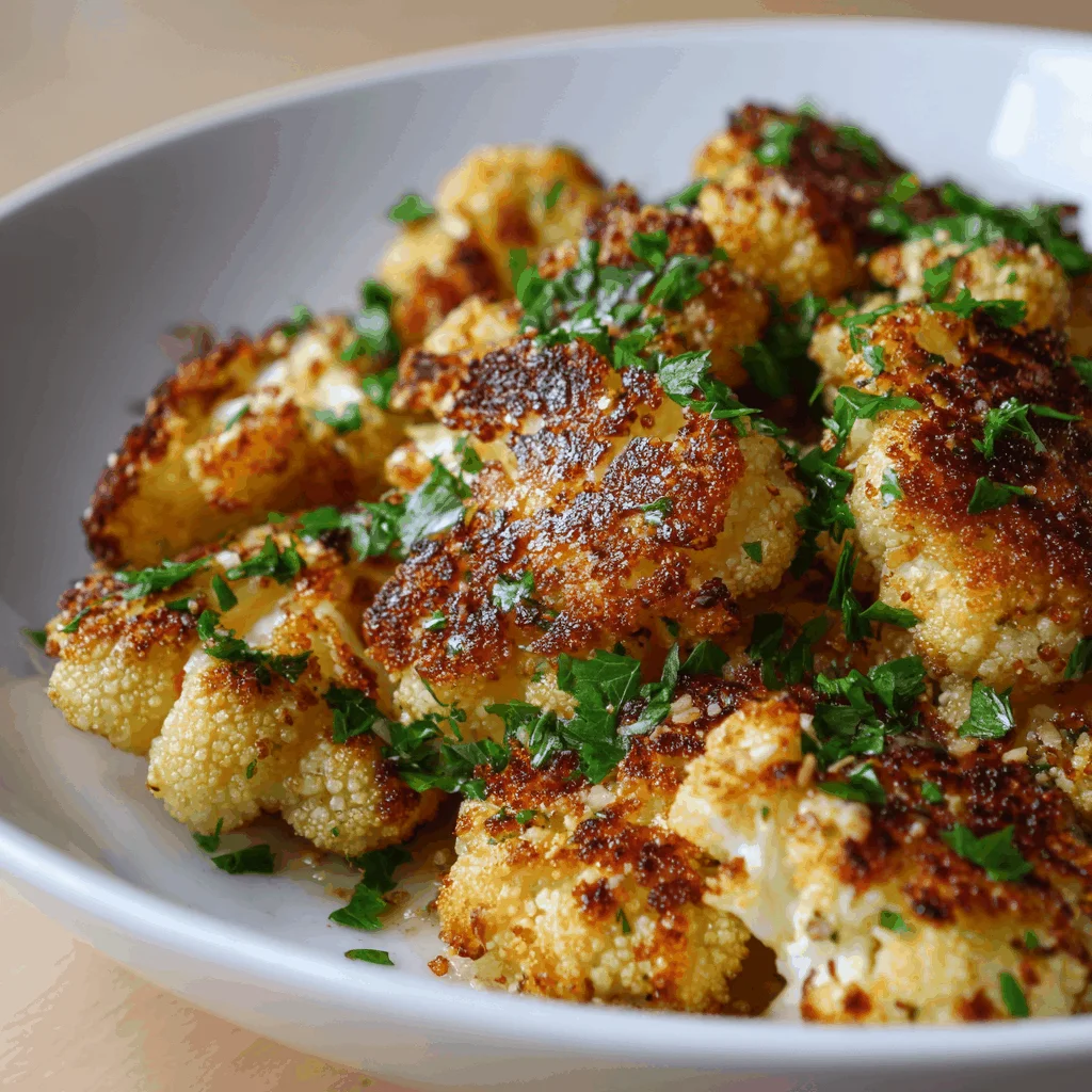 A delicious plate of Butter Cauliflower
