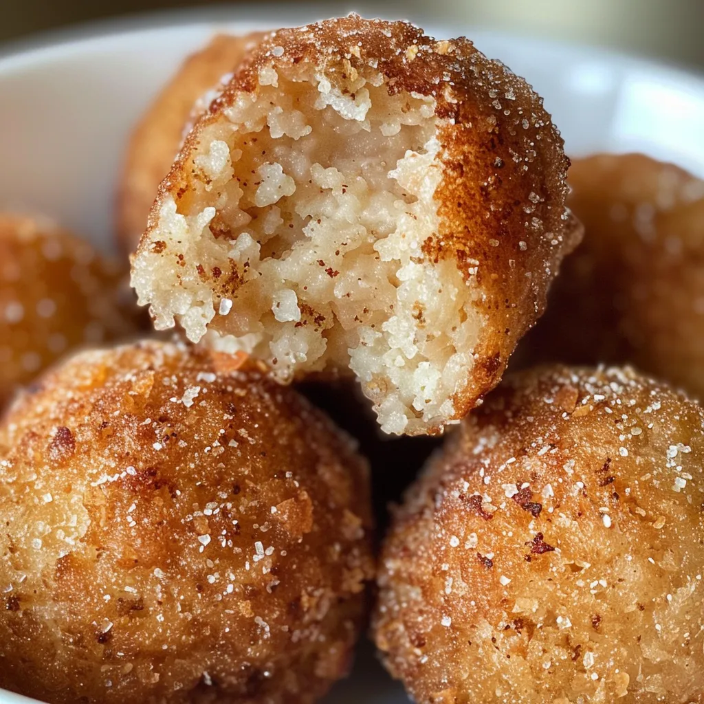 Freshly made Air Fryer Protein Donut Holes with a light glaze, showcasing their texture.