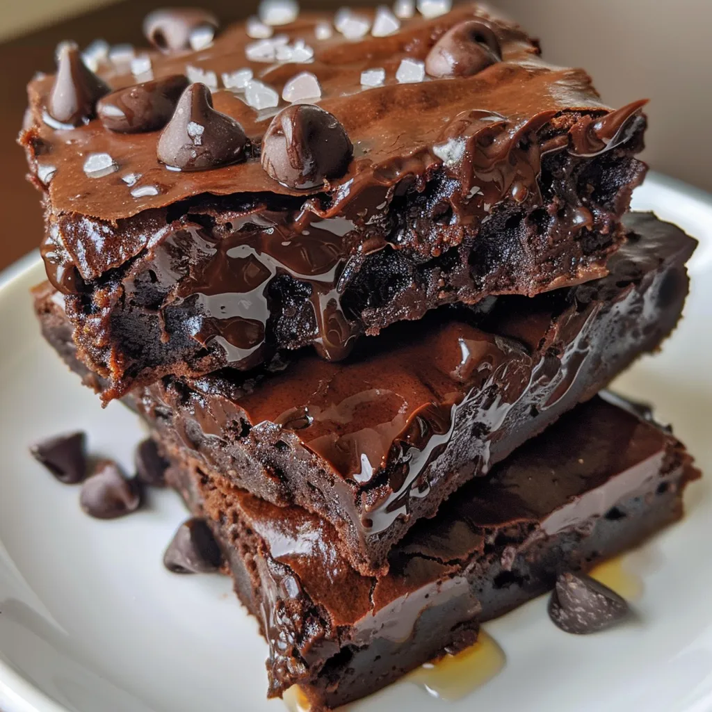 Juicy chocolate almond brownie with a golden brown edge and a creamy almond butter swirl.