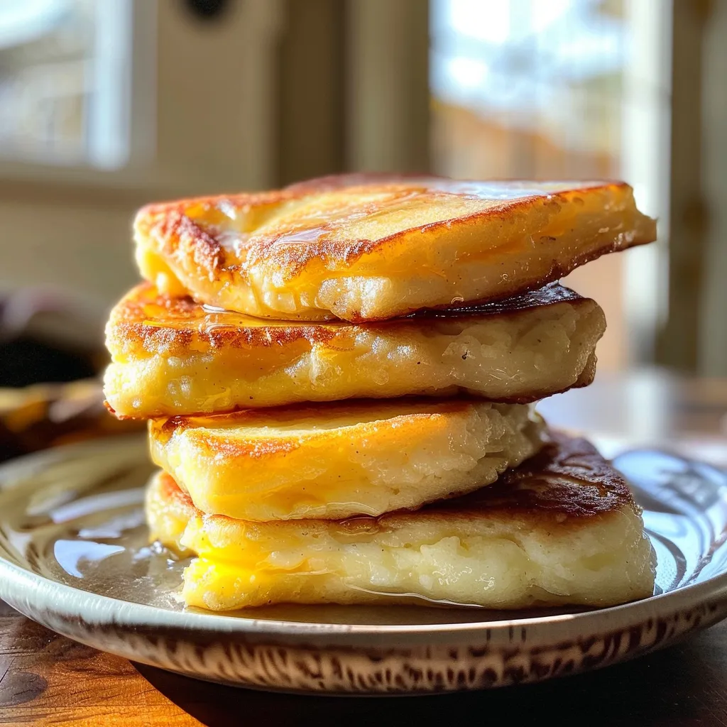 Juicy cottage cheese hot cakes displayed with a rustic background, highlighting their deliciousness.