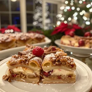 Hannah focused on cooking, showcasing festive dishes and vibrant ingredients.