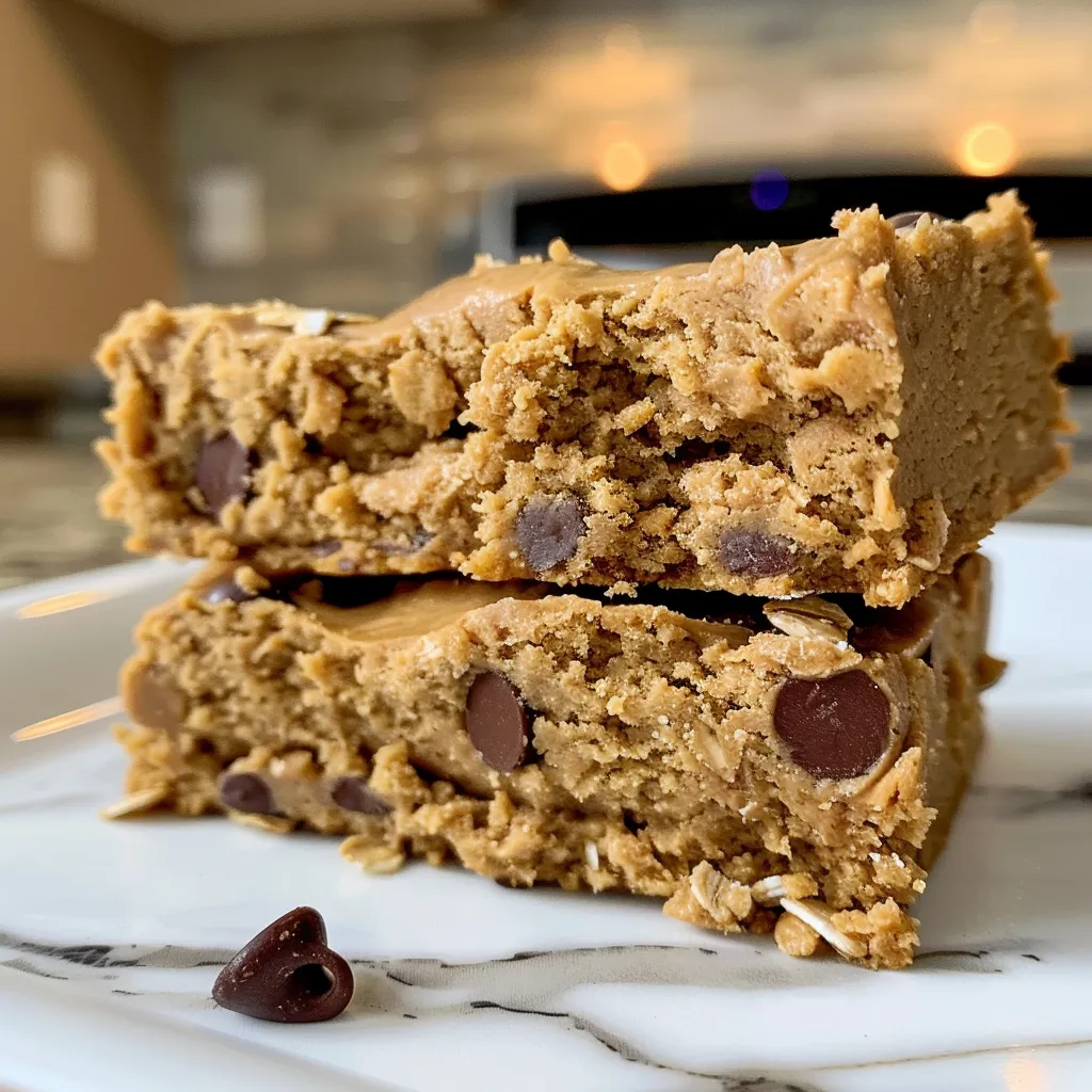 Freshly mixed protein cookie dough in a bowl, featuring oats and nuts, ready to be enjoyed.
