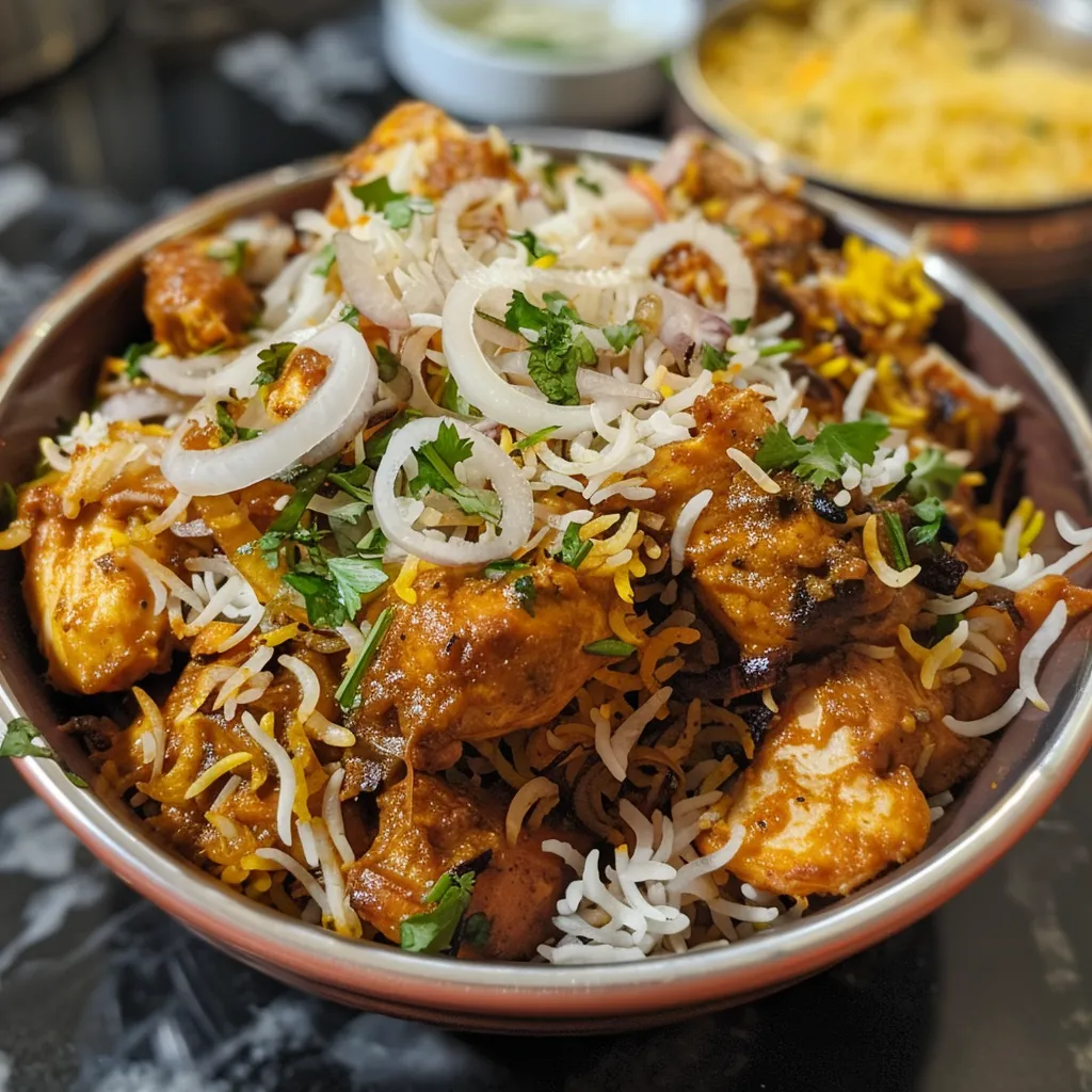 Delicious comfort food presented with crispy golden onions on top.