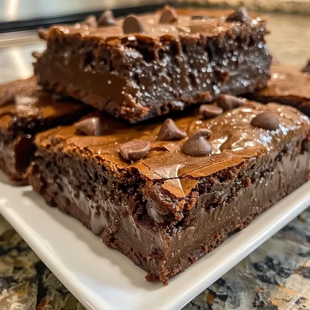 Capture of a fudgy brownie, emphasizing its chocolate richness and optional nut toppings.