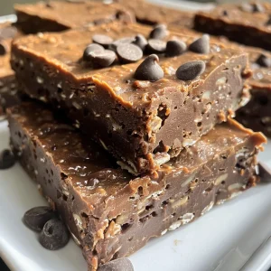 Deliciously layered Double Chocolate Coffee Protein Bars with a glossy chocolate topping.