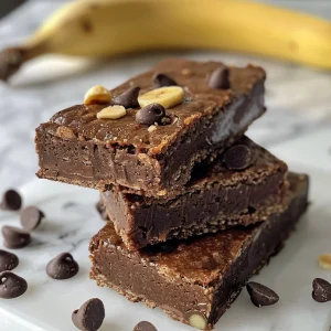 Healthy chocolate protein bar with a shiny exterior, featuring chunks of chocolate chips alongside a smooth surface.