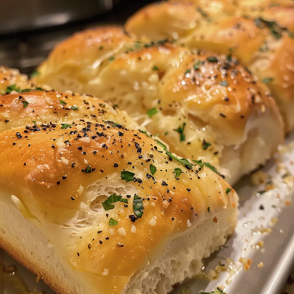 Appetizing homemade dinner buns with a buttery finish.