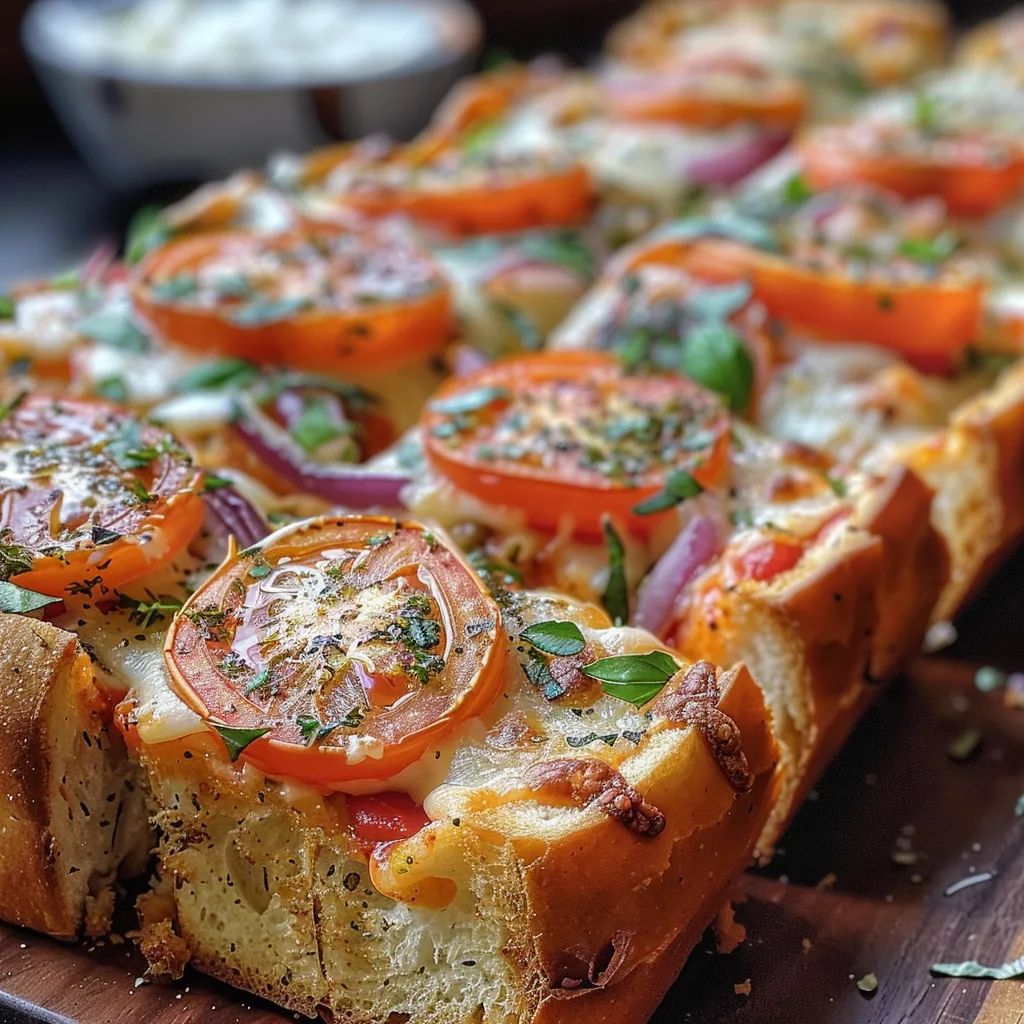 Juicy pull-apart pizza bread loaded with cheese, garlic, and pepperoni slices.