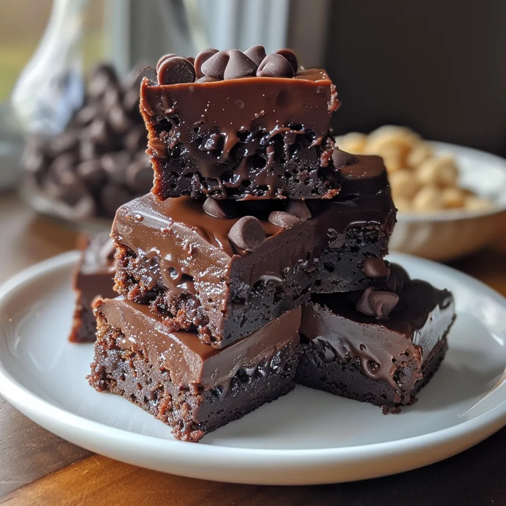 A photo highlighting the chewy texture and chocolate flavor of No-Bake Brownie Bites.