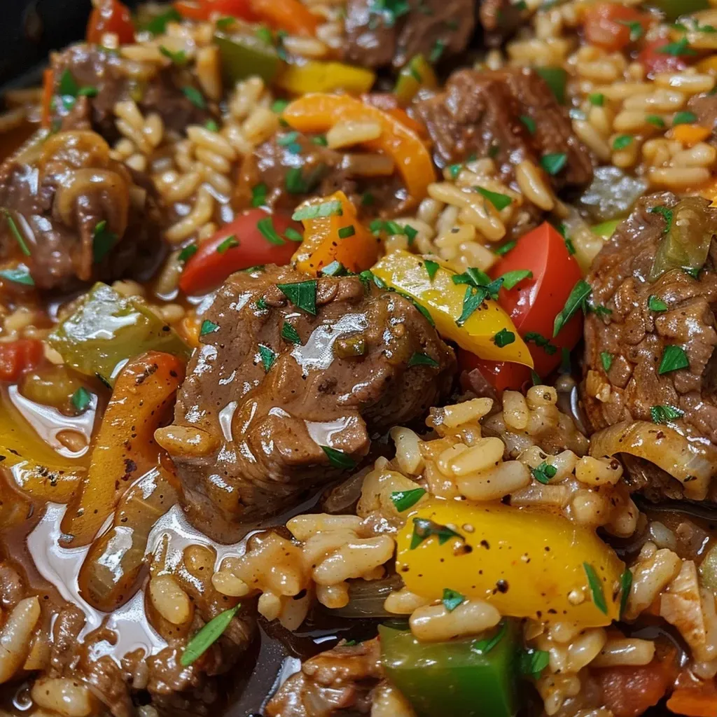['Close-up view of Cajun Rice and Gravy served in a bowl.', 'Juicy Cajun Rice and Gravy displayed with vibrant colors.', 'Side view of a plate featuring Cajun Rice and Gravy with fresh ingredients.', 'Delicious Cajun Rice and Gravy with a rich sauce in a rustic setting.']