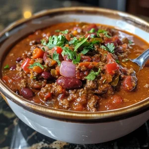 ['Close-up view of steaming Keto chili in a bowl with colorful ingredients visible.', 'Side angle of rich, hearty Keto chili with visible ground beef and diced vegetables.', 'Close-up shot of a delicious bowl of Keto chili, showcasing its thick texture and vibrant colors.', 'Detailed view of Keto chili featuring ground beef and fresh vegetables, served in a rustic bowl.']
