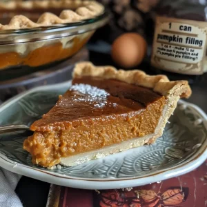['Close-up view of a golden-brown Molasses Pumpkin Pie in a pie shell.', 'Side perspective of a delicious Molasses Pumpkin Pie with a rich filling.', 'Detailed shot of a freshly baked Molasses Pumpkin Pie, showcasing its texture.', 'Appetizing close-up of a Molasses Pumpkin Pie, emphasizing its smooth surface and crust.']
