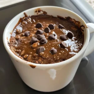 100 Calorie Chocolate Mug Cake