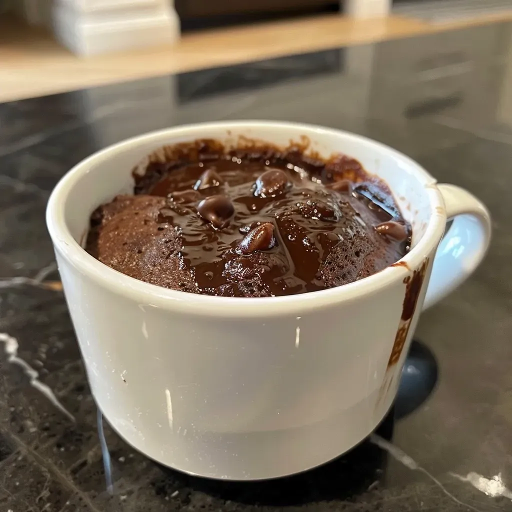 100 Calorie Chocolate Mug Cake