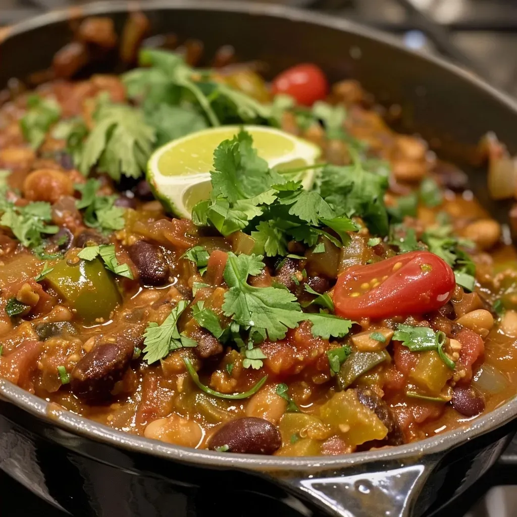 Black Bean Chili with Peanut Butter