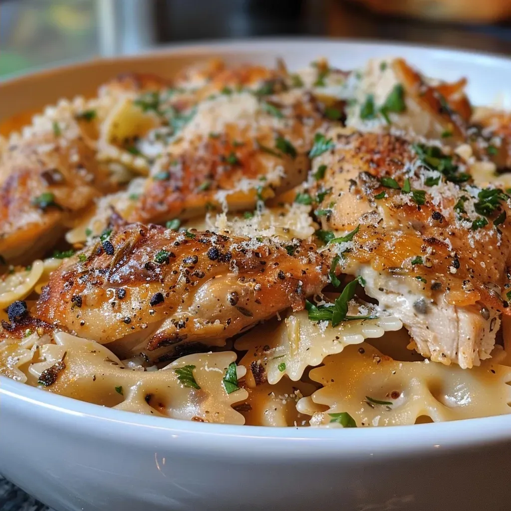 Chicken Garlic Parmesan Pasta