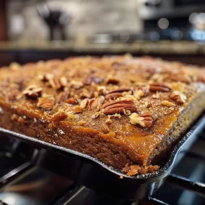 Easy Pumpkin Skillet Coffee Cake