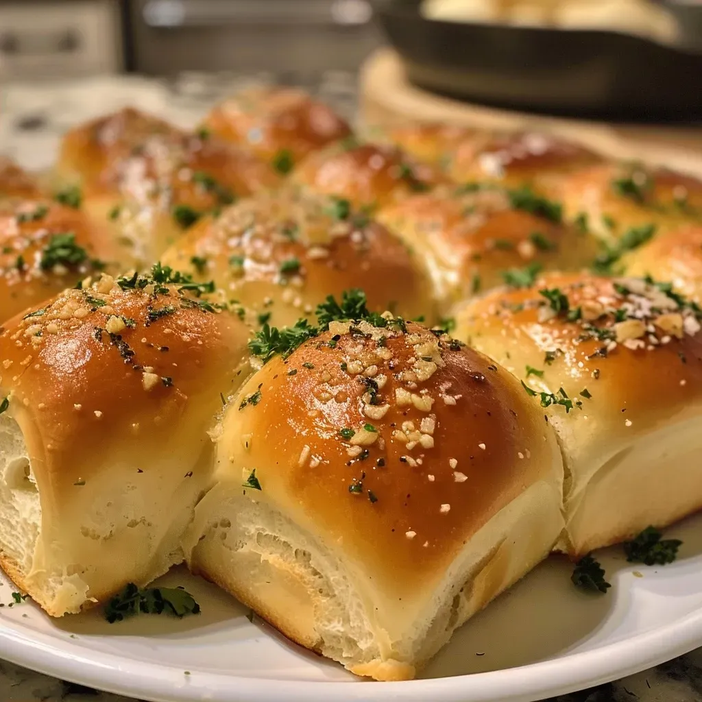 Garlic Butter Dinner Rolls