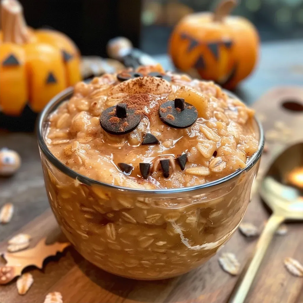 Halloween Overnight Oats