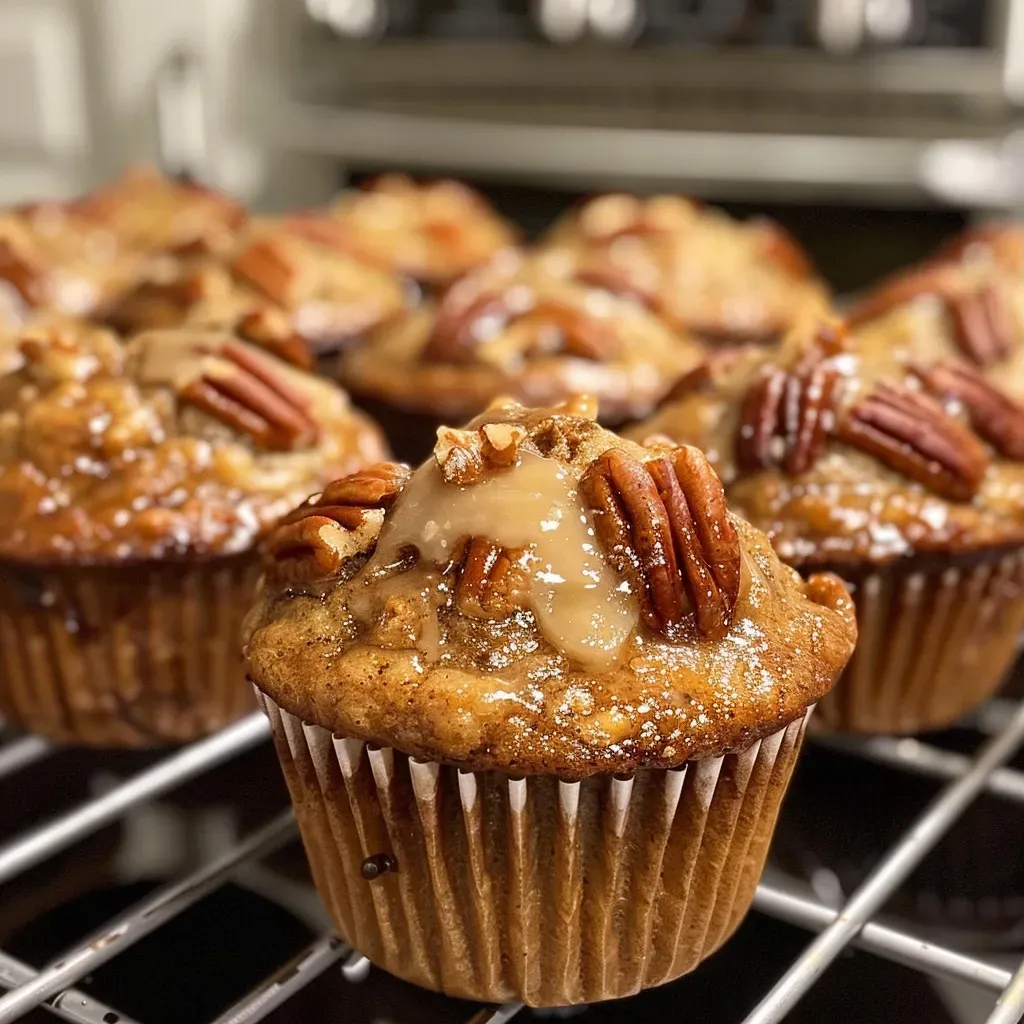Praline Banana Muffins Recipe