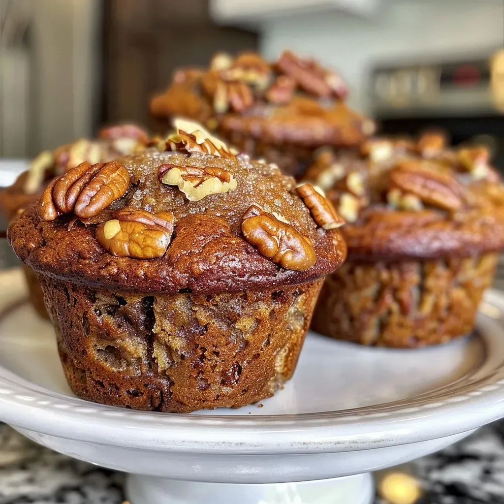 Praline Banana Muffins Recipe