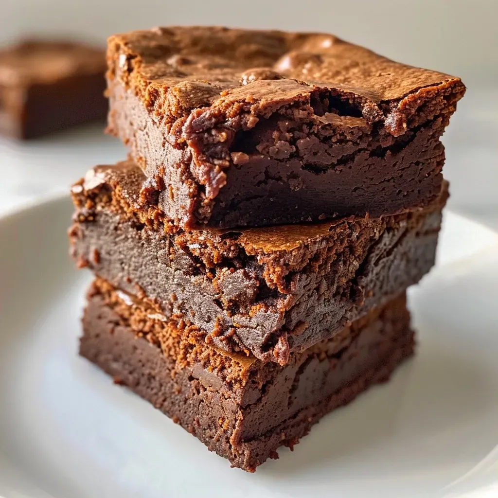 Close-up of pumpkin brownies with a rich chocolate texture.