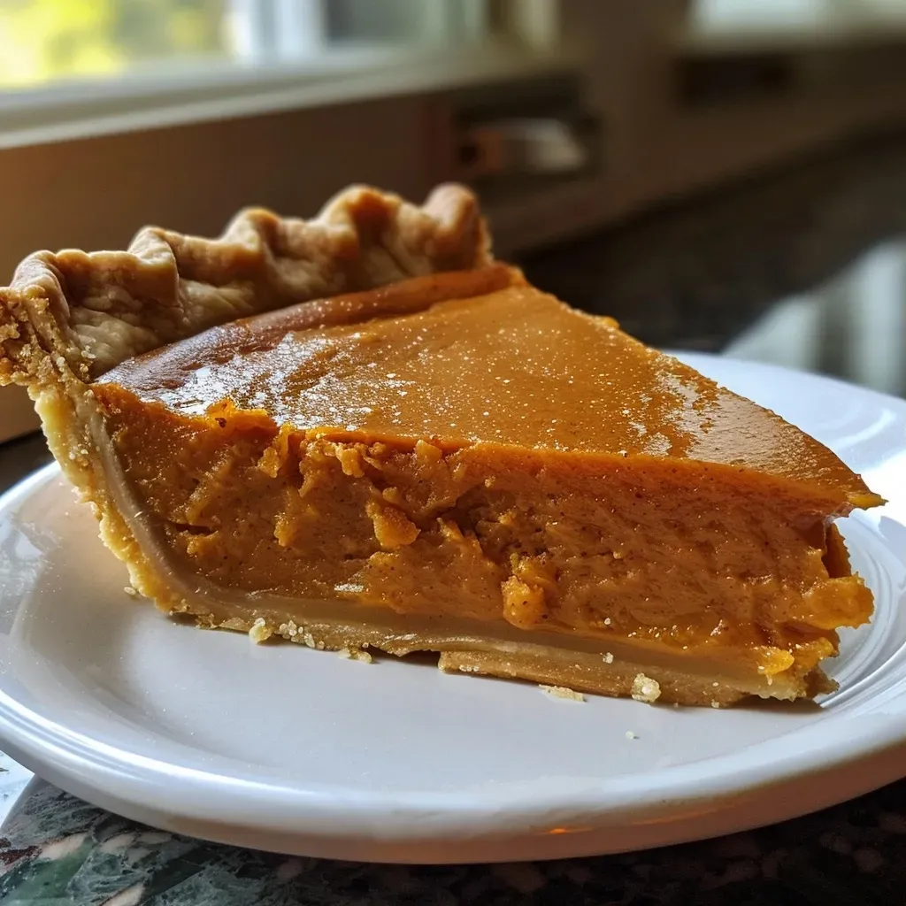 Sweet Potato Molasses Pie