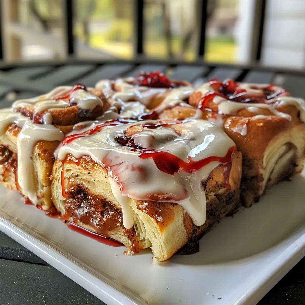 Zombie Guts Cinnamon Rolls (Halloween Cinnamon Rolls)