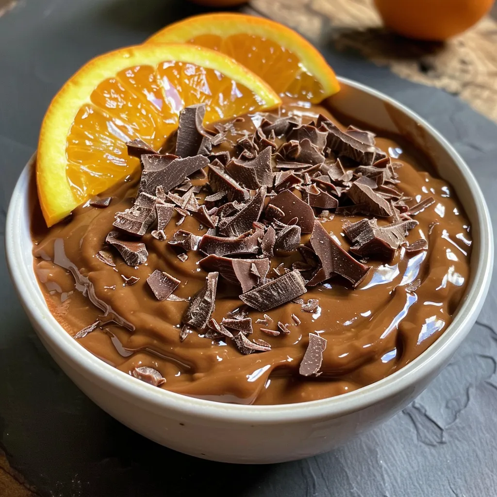 5-Ingredient Chocolate Orange Pudding