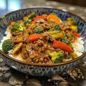 Spicy Ground Beef Stir-Fry Bowl